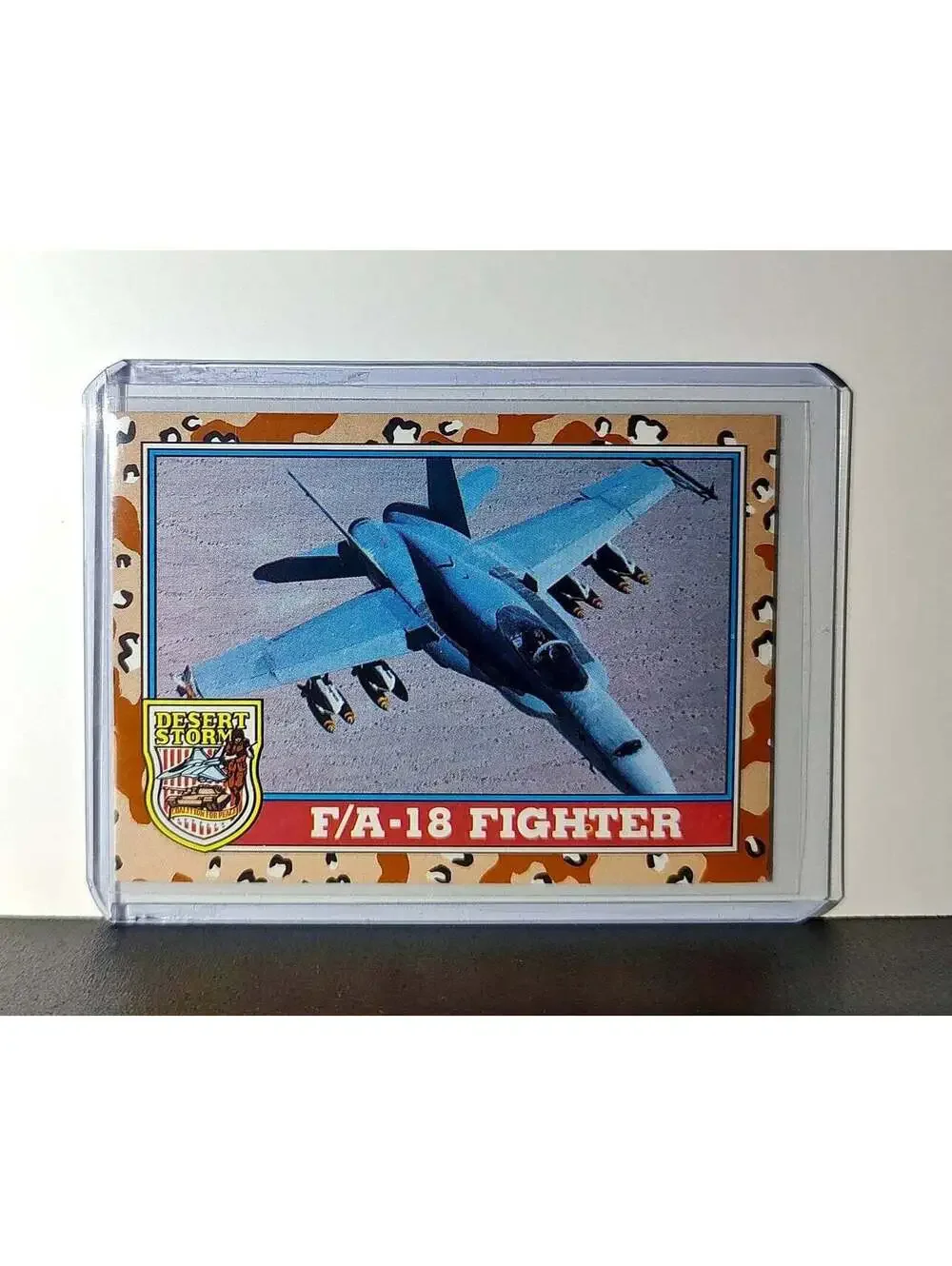 F/A-18 Fighter 1991 Topps Desert Storm #132 Card